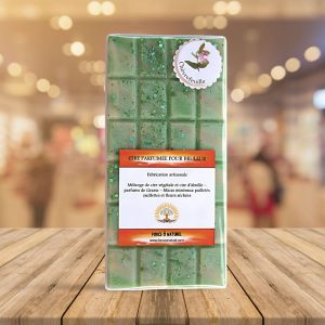 fondant parfumé en tablette chèvrefeuille mica et paillettes biodégradables