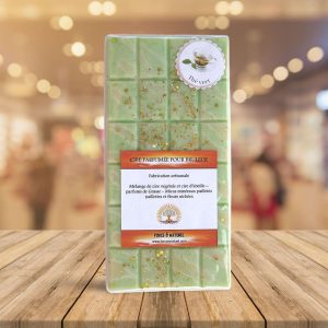 fondant parfumé en tablette thé vert unique mica et paillettes biodégradables
